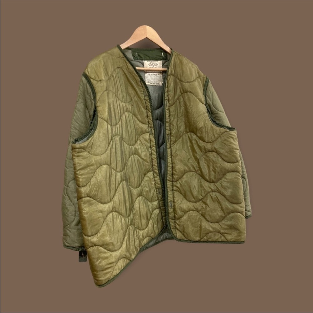Vintage Military M-65 Field Liner Sun-Faded Jacket